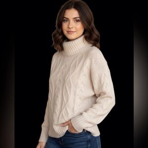 EUC...Women's A New Day Cozy Winter Sweater. Faux Cowl neckline. Size Large